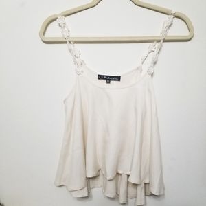 For Love & Lemons Boho Cropped Tank Top